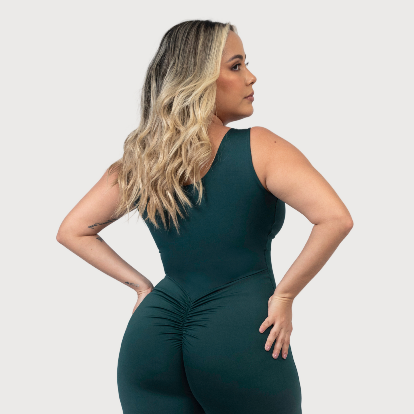 Enterizo largo de cordón con control de abdomen