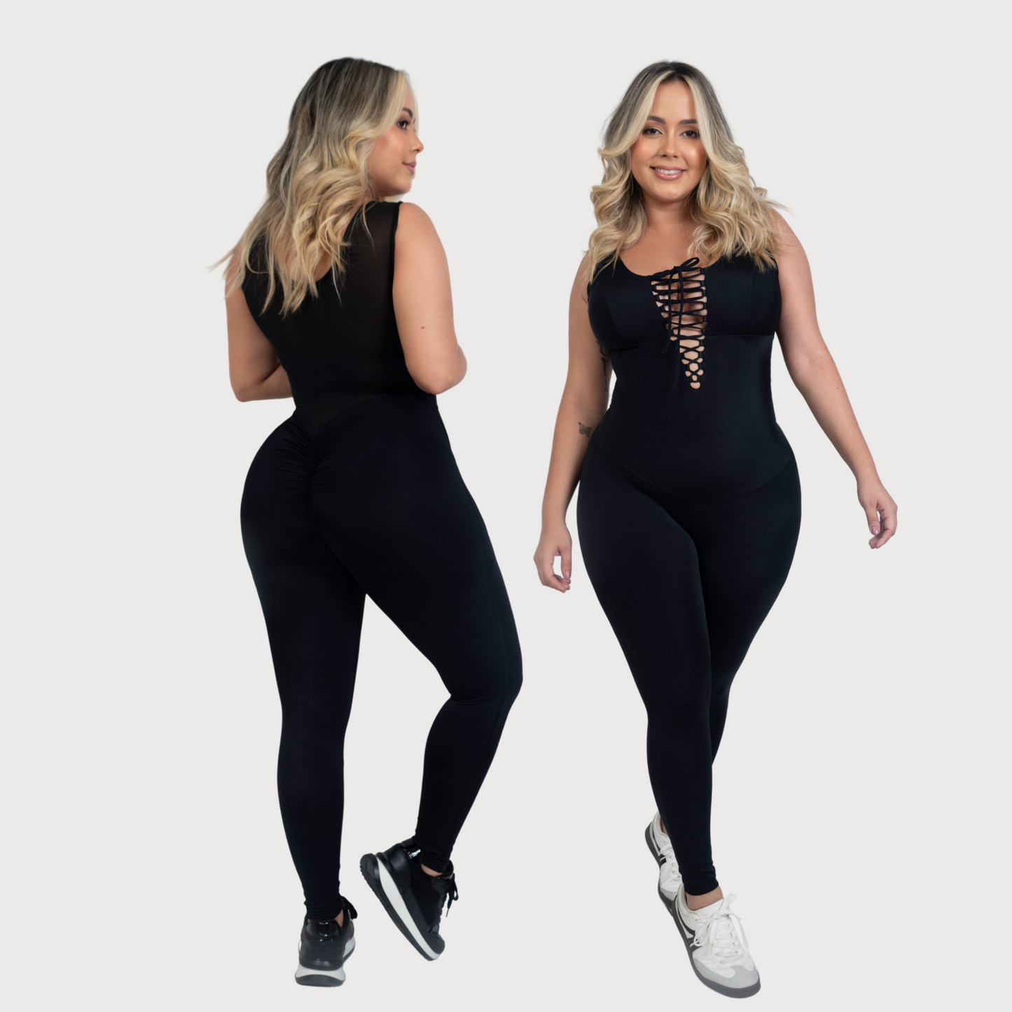 Enterizo largo de cordón con control de abdomen